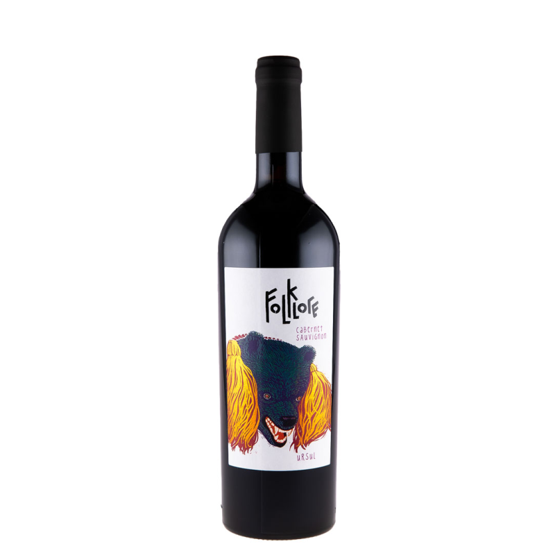 Vin Folklore Cabernet Sauvignon, Rosu Sec, 0.75 l