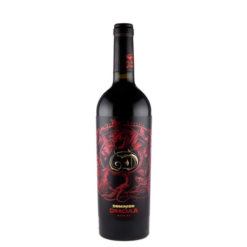 Vin Dominion Dracula Merlot, Rosu Sec, 0.75 l