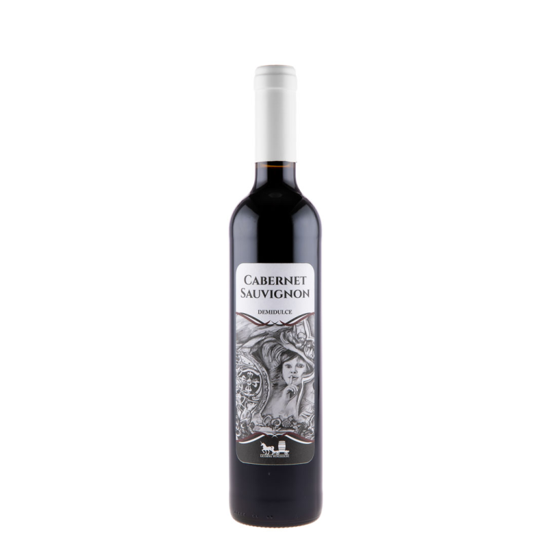 Vin Licorna Cabernet Sauvignon, Rosu Demidulce, 0.5 l