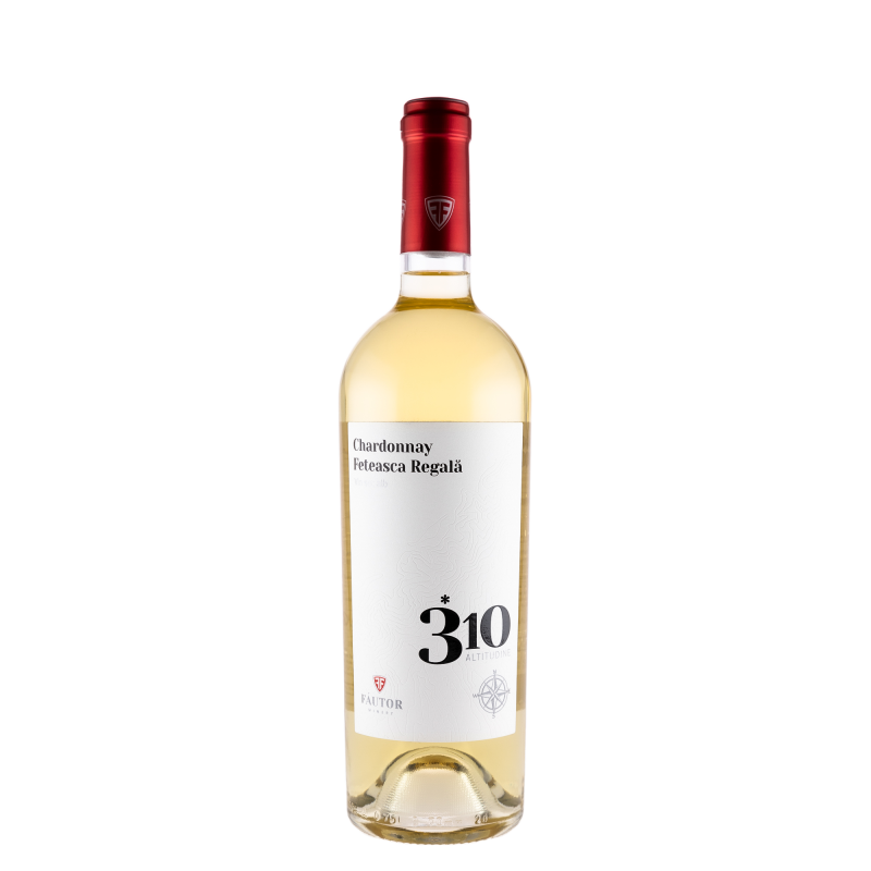 Vin Fautor 310 Altitudine Chardonnay & Feteasca Regala, Alb Sec, 0.75 l
