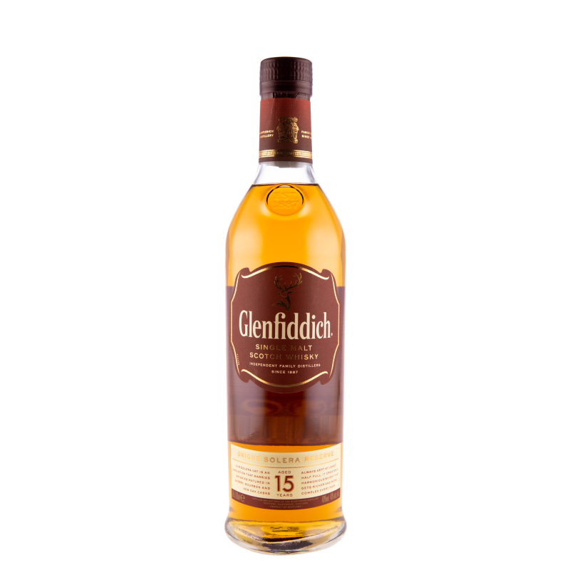 Whisky Glenfiddich 15 Ani, Single Malt, 40%, 0.7 l