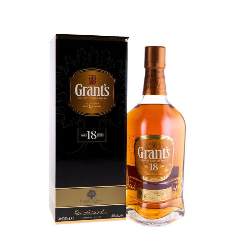 Whisky Grant's 18 Ani, 40%, 0.7 l
