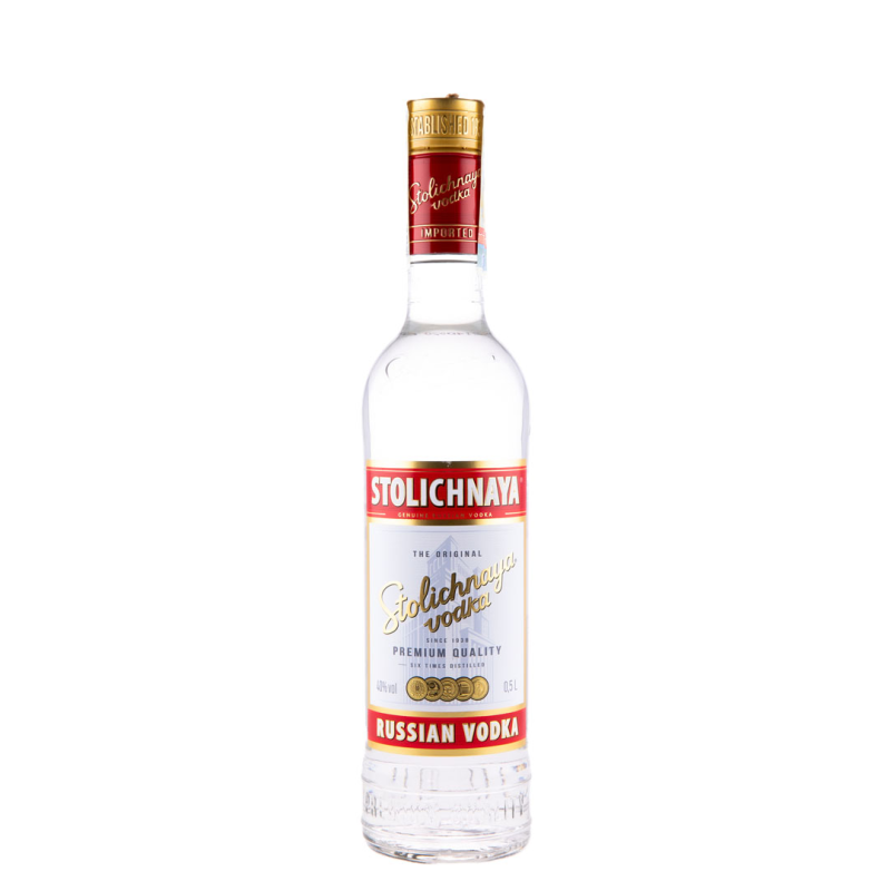 Vodka Stolichnaya, 40%, 0.5 l