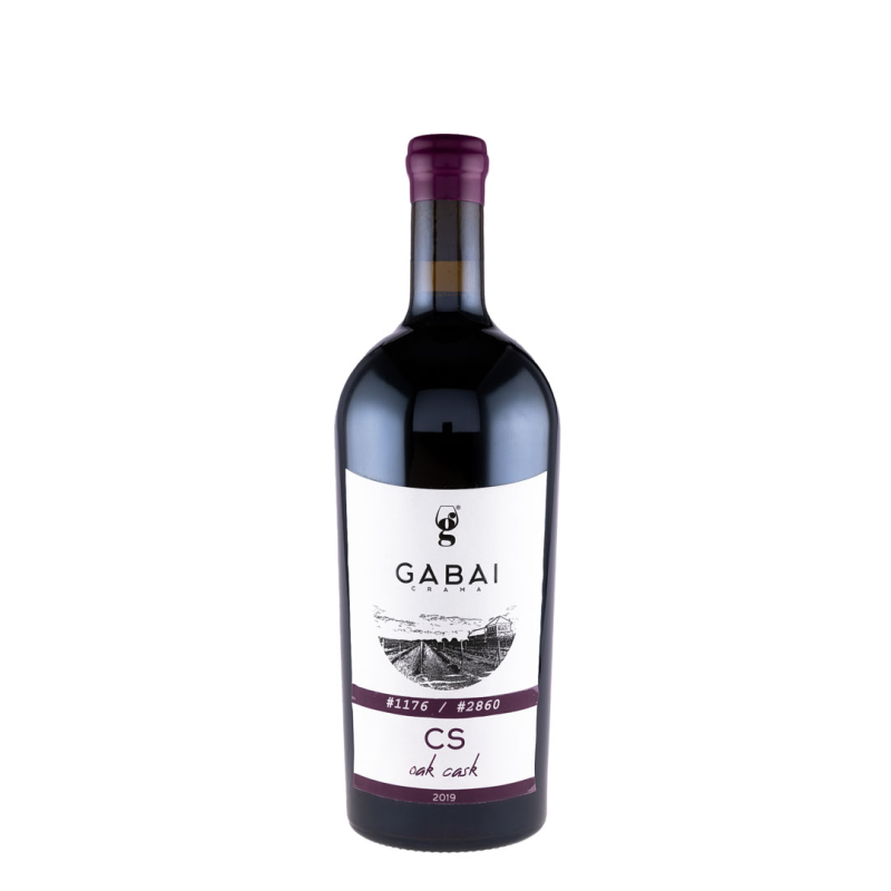 Vin Crama Gabai Cabernet Sauvignon Oak Cask, Rosu Sec, 0.75 l