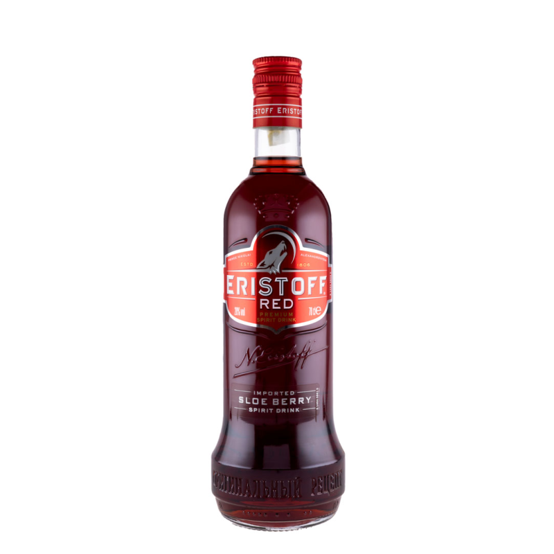 Vodka Eristoff Red Sloe Berry, 20%, 0.7 l