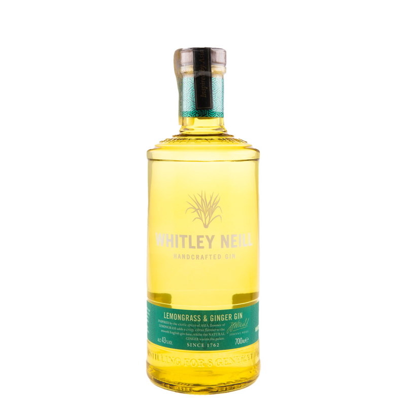 Gin Whitley Neill cu Lemongrass si Ghimbir, 43%, 0.7 l