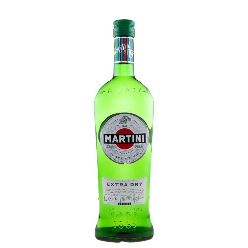 Vermut Martini Extra Dry, 15%, 0.75 l