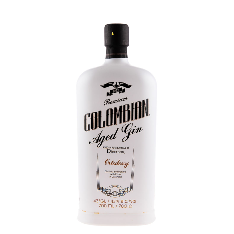 Rom Dictador Ortodoxy Colombian Aged Gin, 43%, 0.7 l