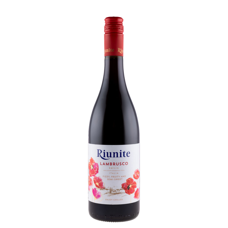 Vin Riunite Lambrusco Emilia, Rosu, 8%, 0.75 l