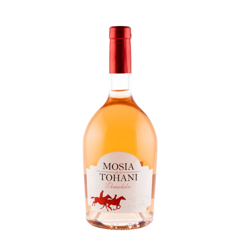 Vin Mosia de la Tohani Busuioaca de Bohotin & Merlot, Rose Demidulce, 0.75 l