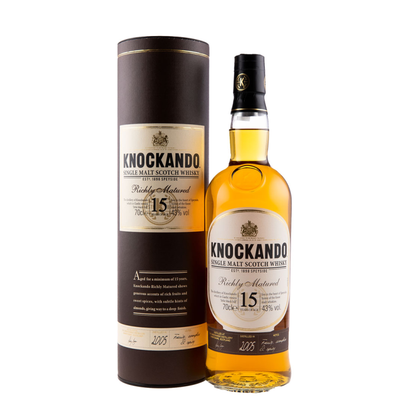 Whisky Knockando 15 Ani, Richly Matured 2005, 43%, 0.7 l