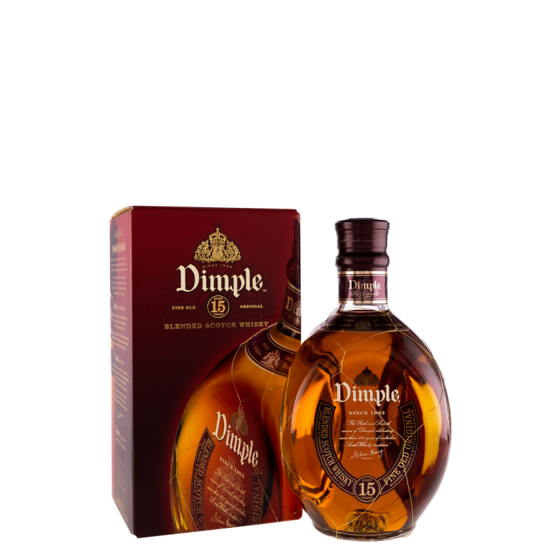 Whisky Dimple 15 Ani, 40.0%, 0.7 l