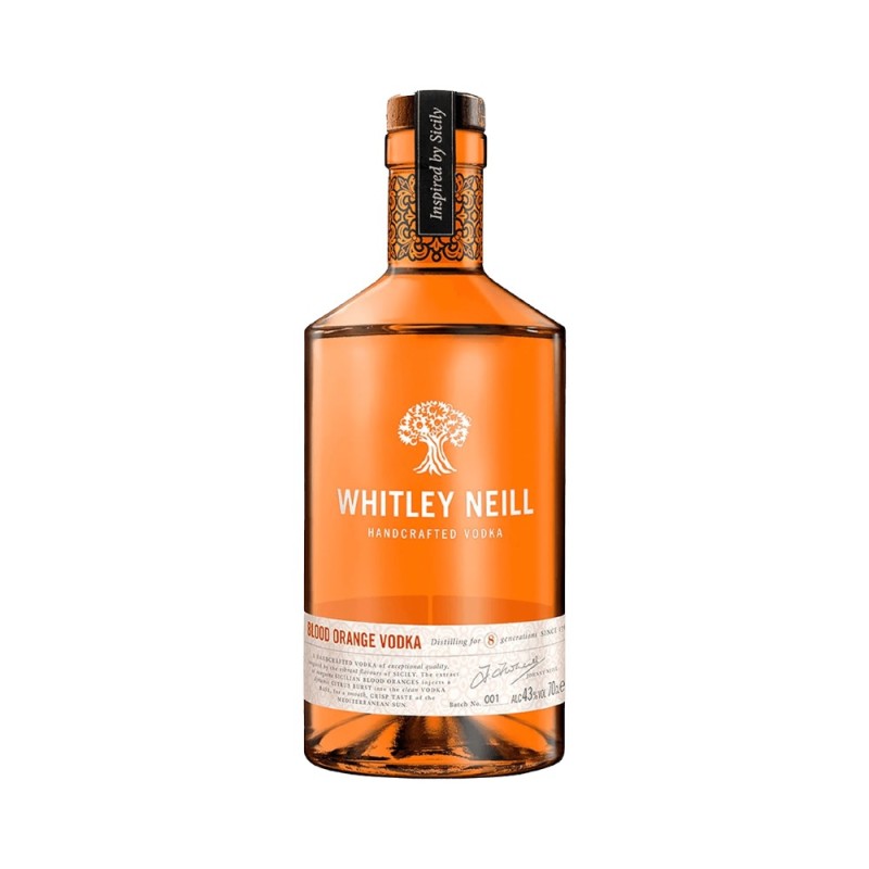 Vodka Whitley Neill Blood Orange, 43 % Alcool, 0.7 l