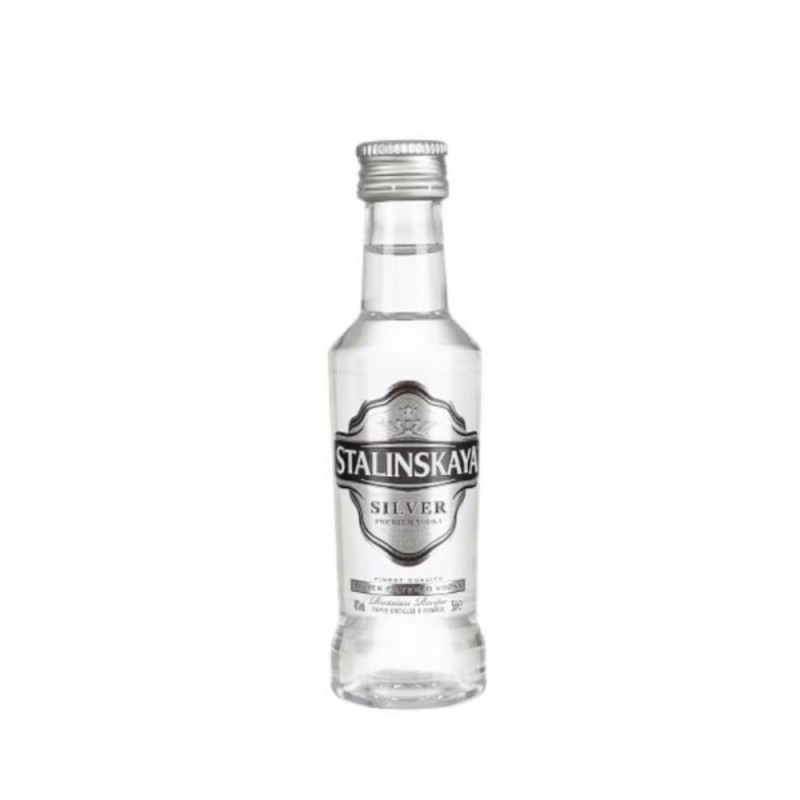 Vodka Stalinskaya Silver, 40 % Alcool, 50 ml