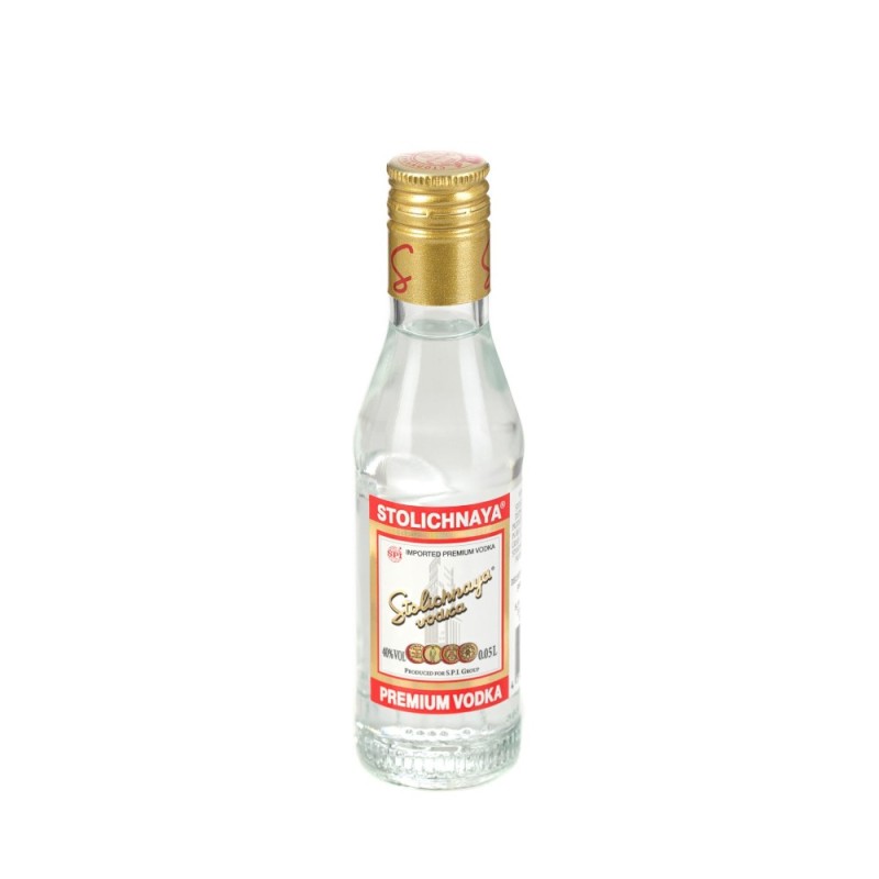 Vodka Stolichnaya, 40 % Alcool, 50 ml