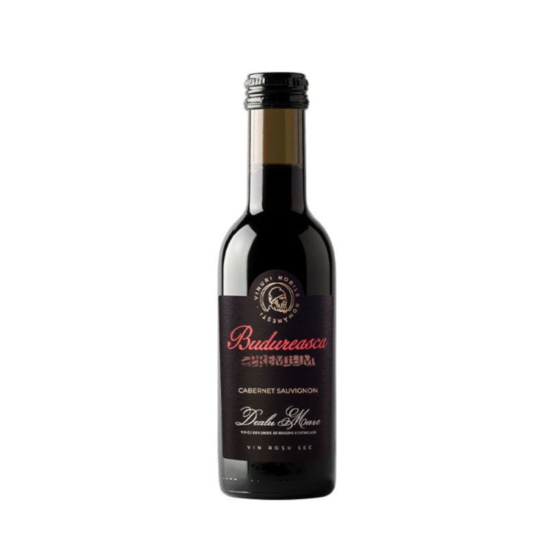 Vin Budureasca Premium Cabernet Sauvignon, Rosu Sec, 187 ml