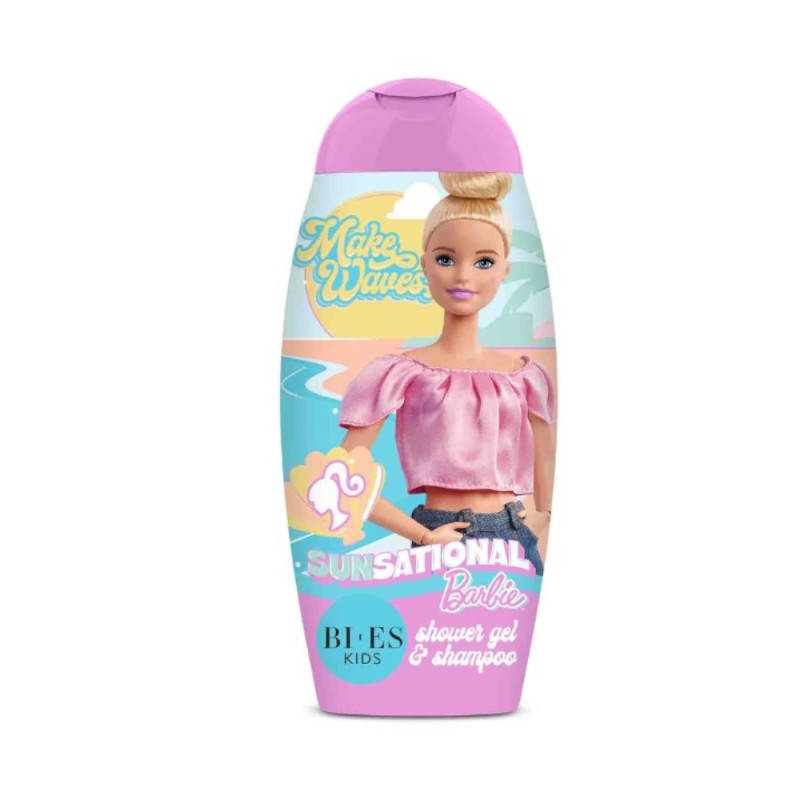 Gel de Dus si Sampon Barbie Sunsantional, Bi-Es, 250 ml