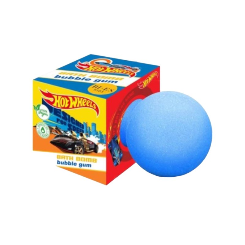 Bomba de Baie Hot Wheels Bubble Gum, Bi-Es, 165 g