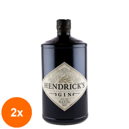 Set 2 x Gin Hendrick's, 41%, 1 l...