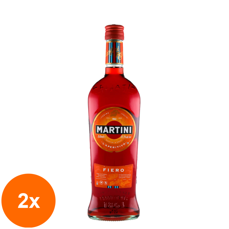 Set 2 x Vermut Martini Fiero, 14.9%, 0.75 l