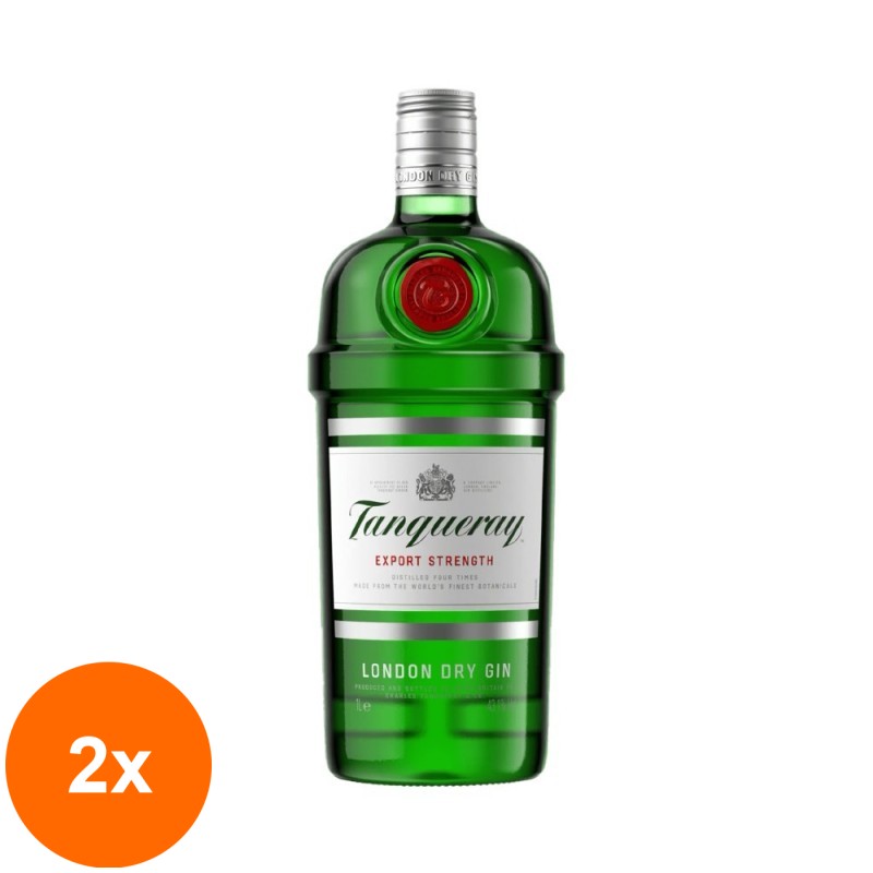 Set 2 x Gin Tanqueray Dry, 47.3 % Alcool, 0.2 l