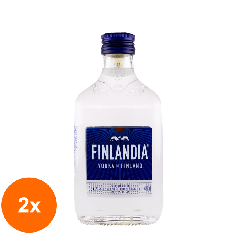 Set 2 x Vodka Finlandia, 0.2 l, 40%