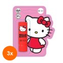Set 3 x Balsam de Buze Hello Kitty Capsuni, Bi-Es, 4 g