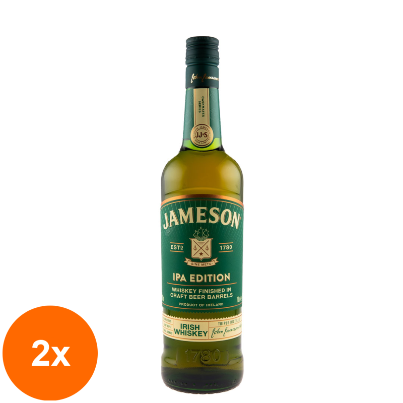 Set 2 x Whisky Jameson Caskmates IPA, 40%, 0.7 l