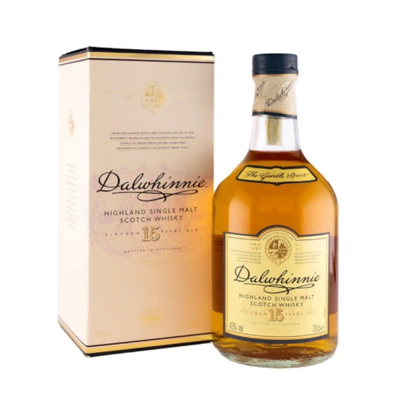 Whisky Dalwhinnie, Single Malt, 15 Ani, 43%, 0.7 l