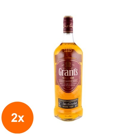 Set 2 x Whisky Grant's Triple Wood, 40%, 0.7 l...