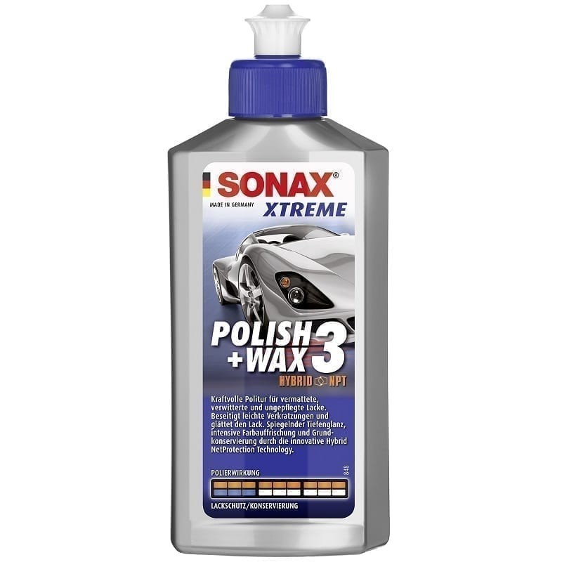Polish cu Ceara, Polish&Wax 3, 250 ml, Sonax Xtreme