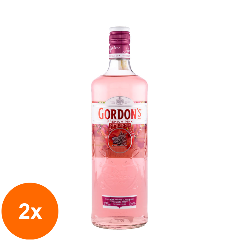 Set 2 x Gin Gordon's Pink, 37.5%, 0.7 l