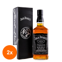 Set 2 x Whisky Jack Daniel's, Cutie Muzicala Cadou, 0.7 l
