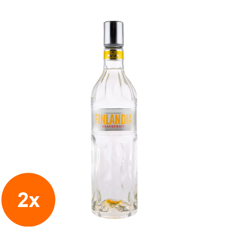 Set 2 x Vodka Grapefruit Finlandia, 40%, 0.7 l