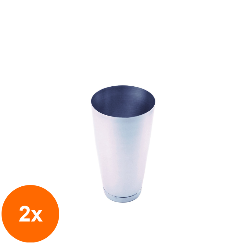 Set 2 x Shaker Cocktail S.S. Weighted 28 Oz, 18-10 Da, 84 cl