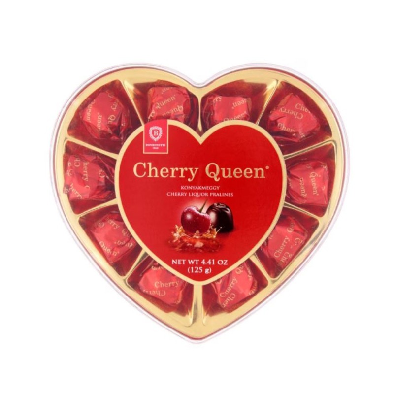 Praline de Ciocolata Roshen Cherry Queen, cu Umplutura de Cirese, 125 g