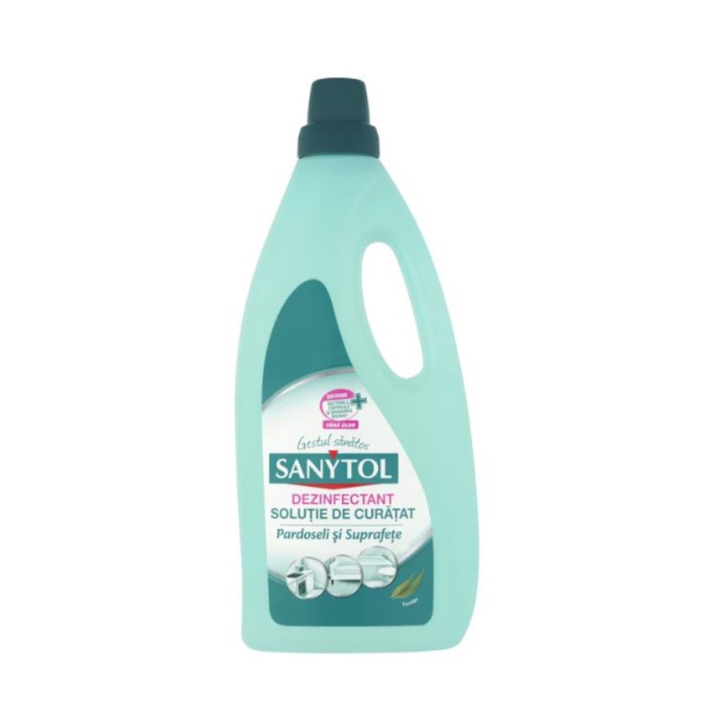 Detergent Dezinfectant Universal Pardoseli si Suprafete Sanytol Eucalipt, 1 l + 20%