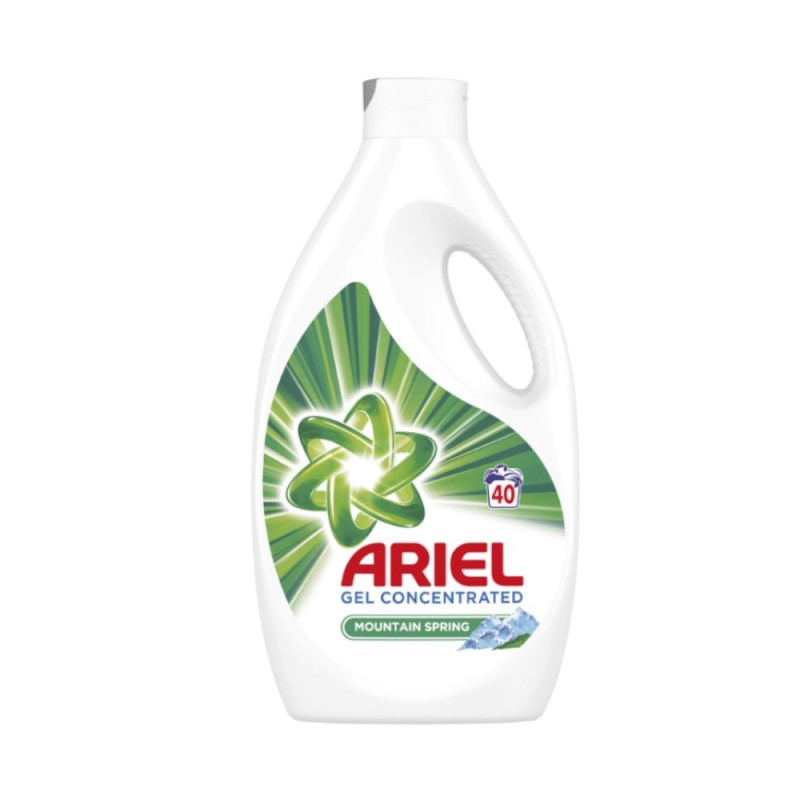 Detergent de Rufe Lichid Ariel Mountain Spring, 2.2 l