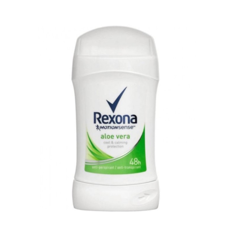 Deodorant Antiperspirant Stick Rexona, cu Aloe Vera, pentru Femei, 40 ml