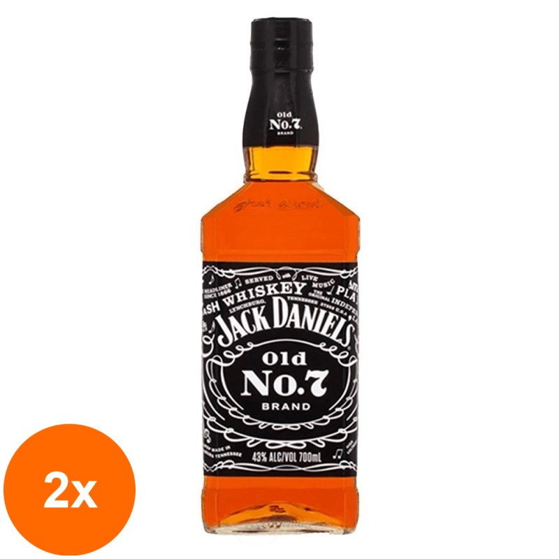 Set 2 x Whisky Jack Daniel's Paula Scher Limited Edition, 0.7 l