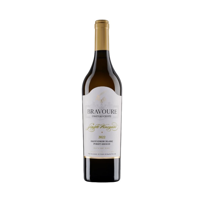 Vin Bravoure, Chateau Cristi, Sauvignon Blanc, Pinot Grigio, Alb, 0.75 l