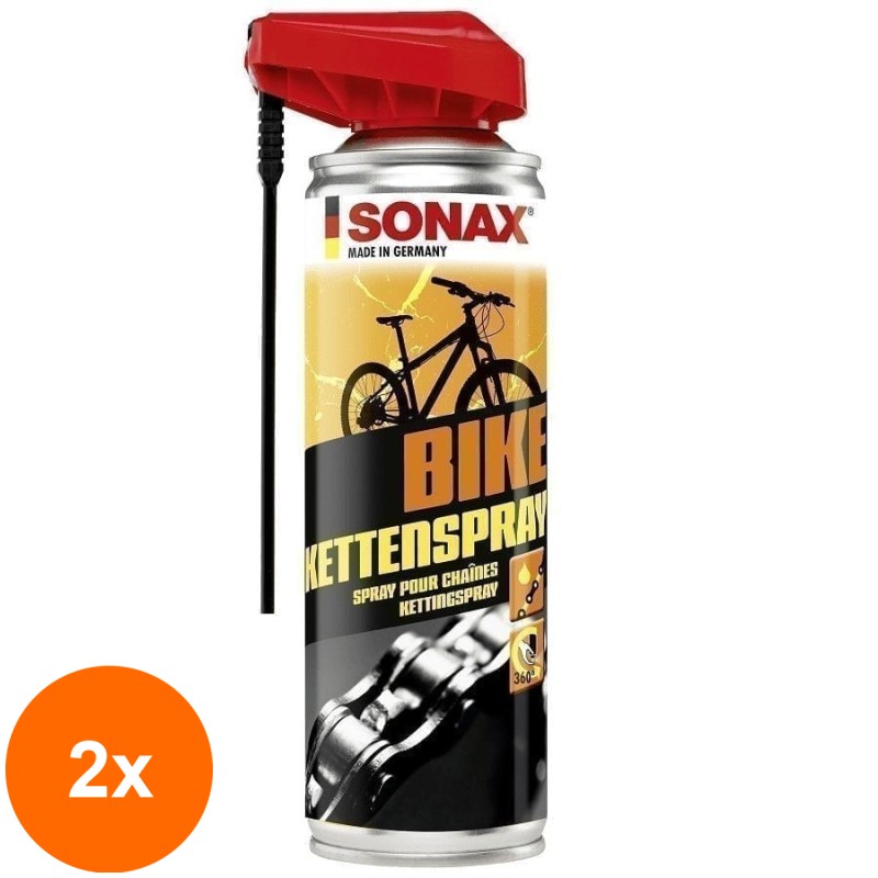 Set 2 x Spray Lubrifiant pentru Lant, Sonax Bike