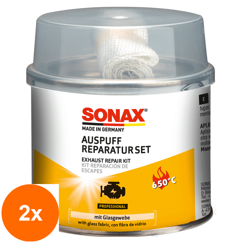 Set 2 x Kit de Reparare a Sistemului de Evacuare, Sonax