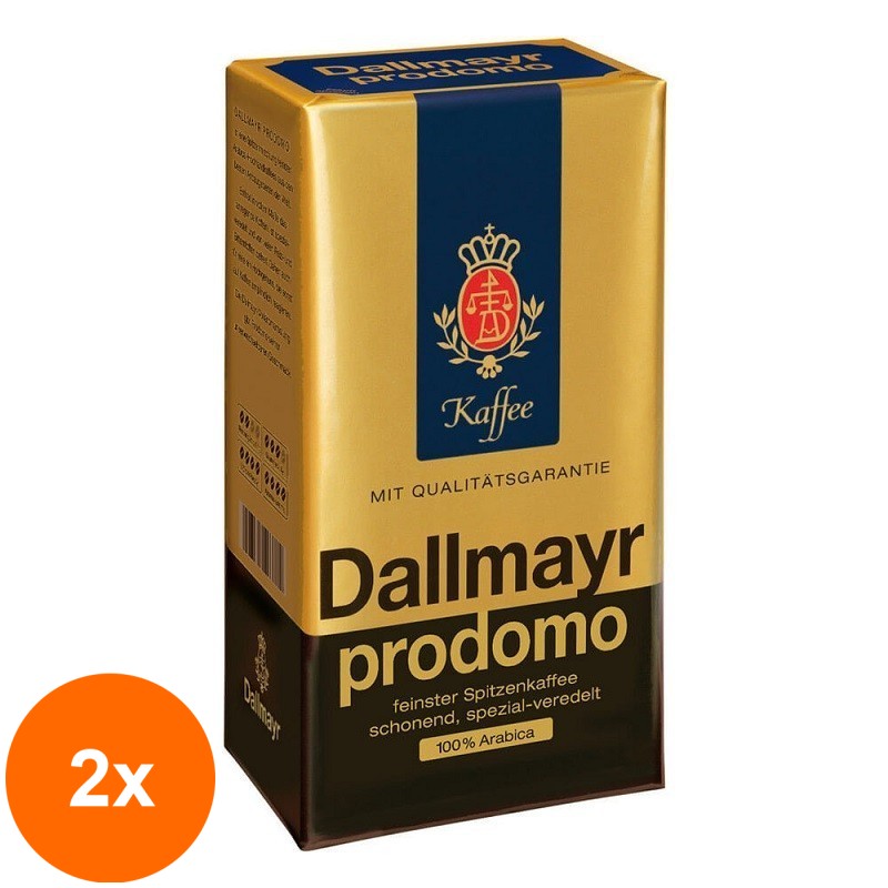 Set 2 x Cafea Macinata Dallmayr Prodomo in Vid 500 g