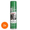 Set 2 x Spray pentru Intretinerea Suprafetelor Interioare din Plastic, New Car, 400 ml, Sonax