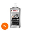 Set 2 x Polish cu Ceara pentru Culoarea Gri sau Argintiu, Polish&Wax Nanopro, 500 ml, Sonax