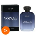 Set 2 x Apa de Parfum Elode Voyage, Barbati, 100 ml