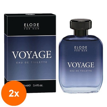 Set 2 x Apa de Parfum Elode Voyage, Barbati, 100 ml...