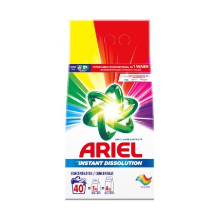 Detergent Rufe Ariel Touch of Lenor Color, 3 kg...