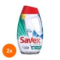 Set 2 x Detergent Lichid Savex Premium Fresh, 1.8 l